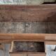 Old dough mixer/Massive wooden board with lid and drawer