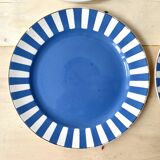 Set of 4 fox trott sarreguemines art deco dessert plates 1930