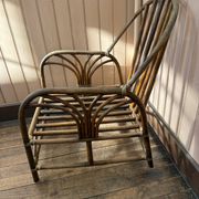 Rattan armchair