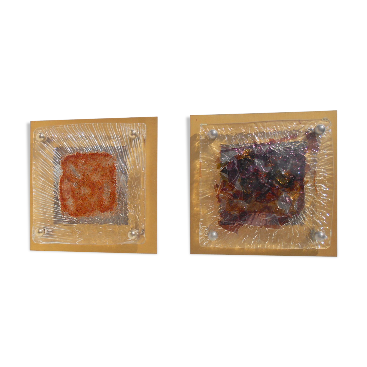 Pair of sconces by Tony Zuccheri for Venini 1960 s