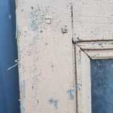 Old fir glass door