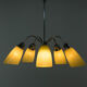 Mid-century 5-flamming chandelier, 1950s