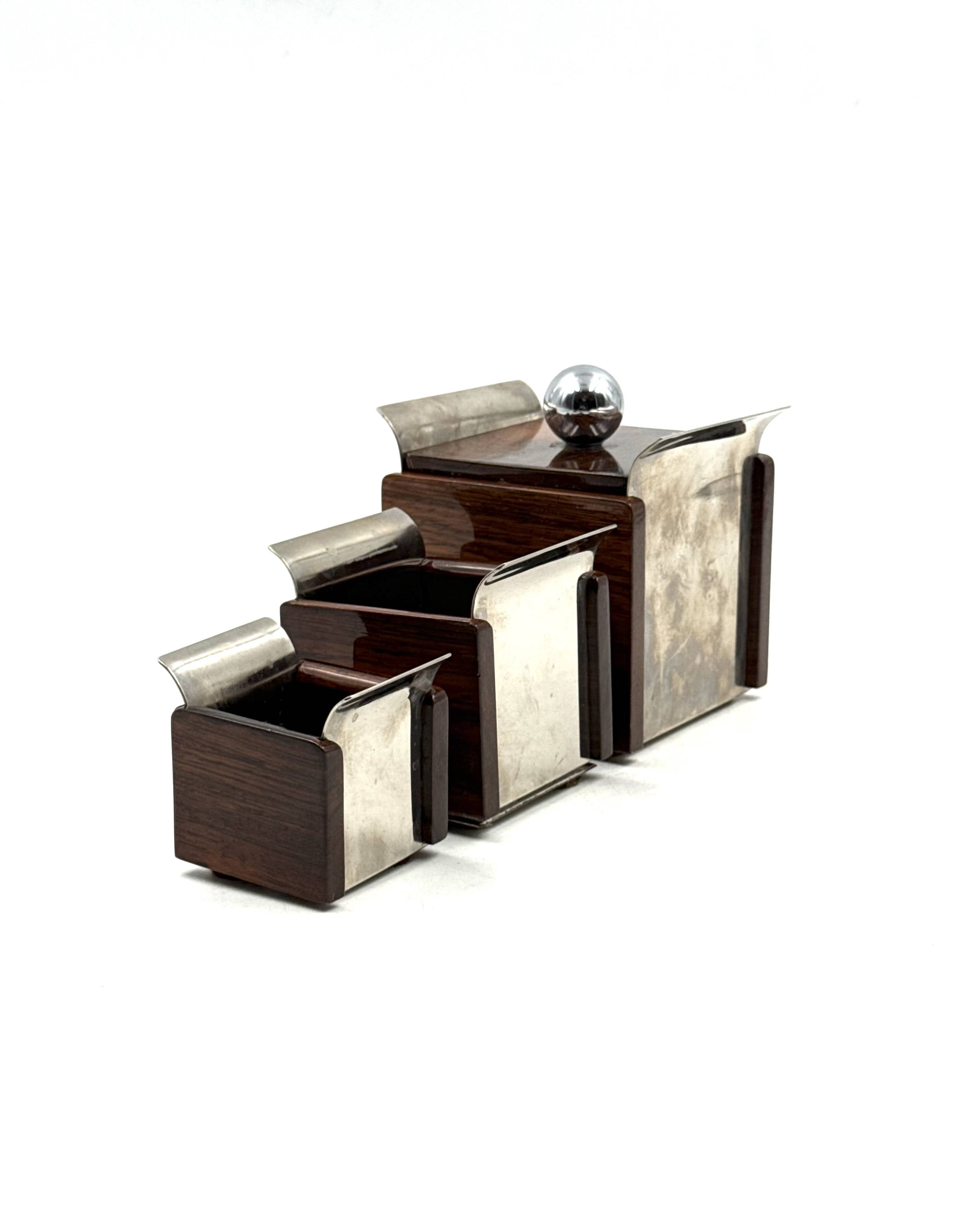 Mid-century Set of ashtrays, Ico Parisi, Italy 1960s