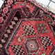 Tapis vintage fait main Hamadan persan – 78 cm x 131 cm 1C957