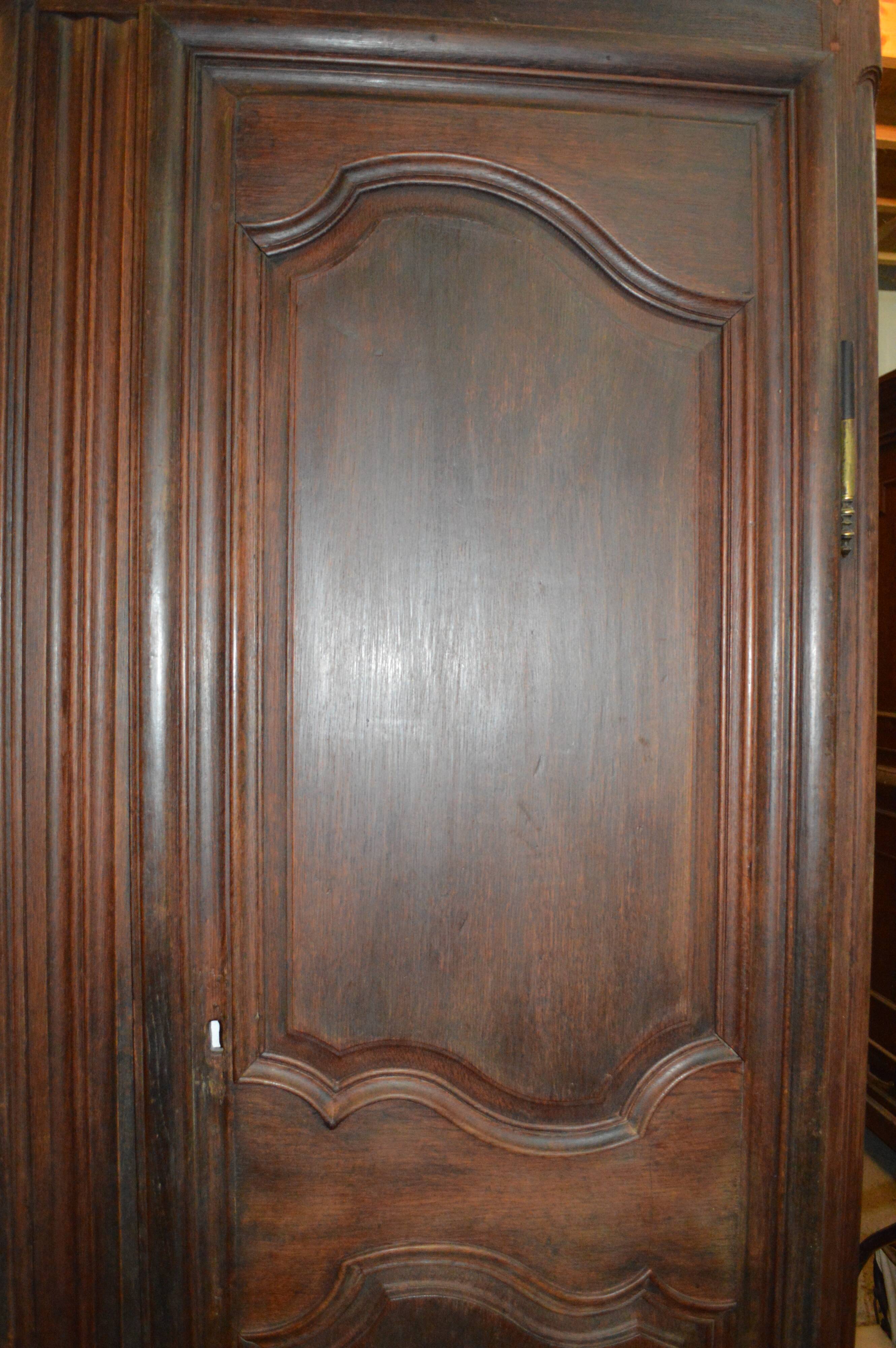 Façade de placard en chêne