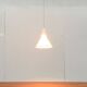 Vintage Mini Suspension Lamp P&T Danish by Michael Bang for Holmegaard, 1970s