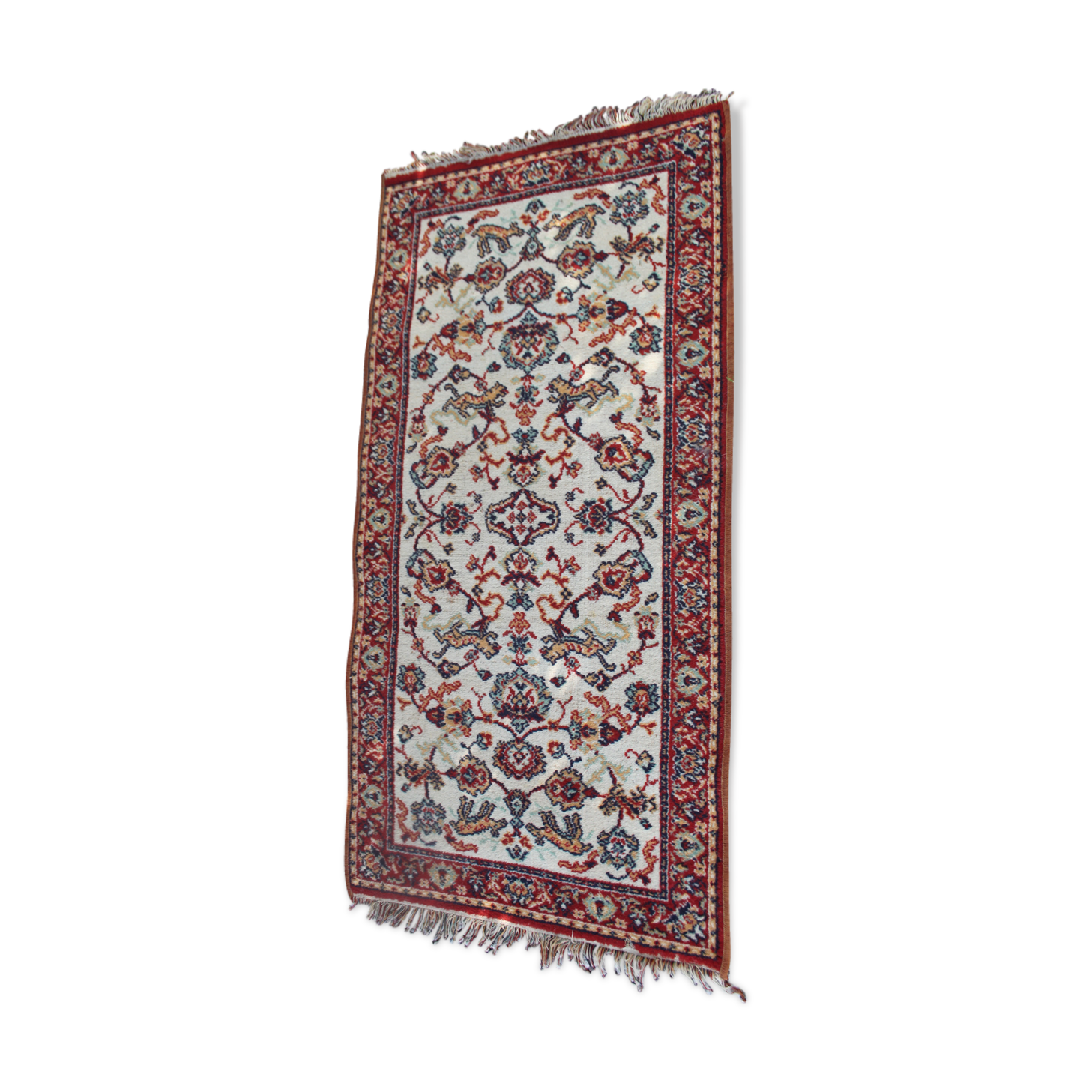 Old oriental rug 140 x 70 cm