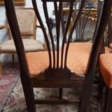 Lot of 6 george iii mahogany hepplewhite style chairs