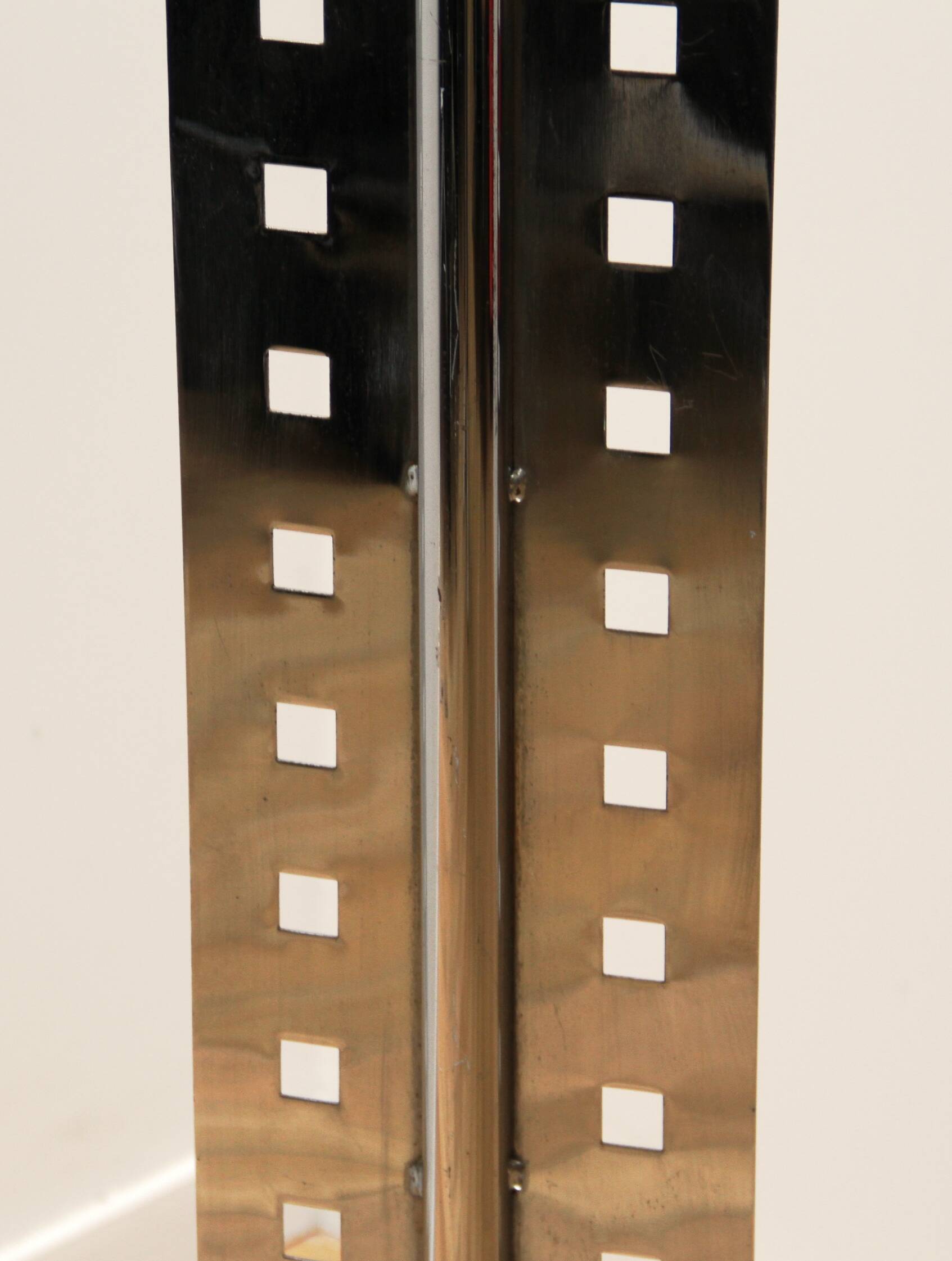 Designer stainless steel coat rack