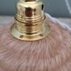 Lamp/suspension/walkman in pink clichy glass