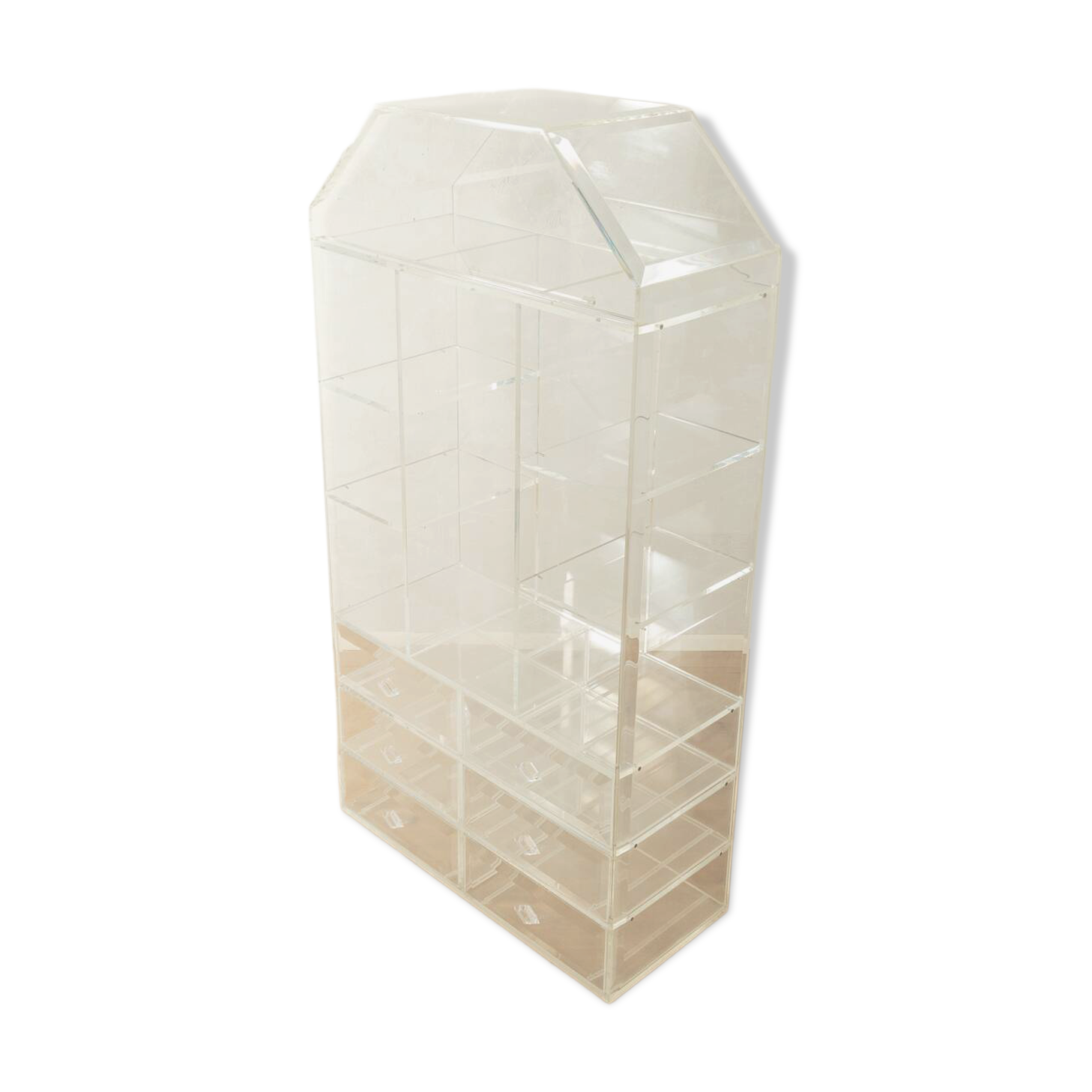 Acrylic wardrobe, unique piece, 1980s