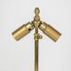 Pair of Paris porcelain and gilt bronze lamps. Circa 1850.