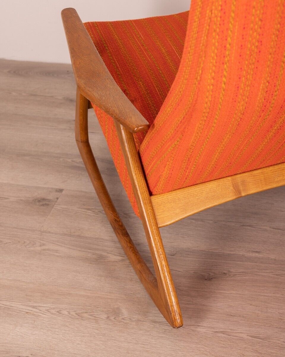 Rocking chair vintage 1960s danish