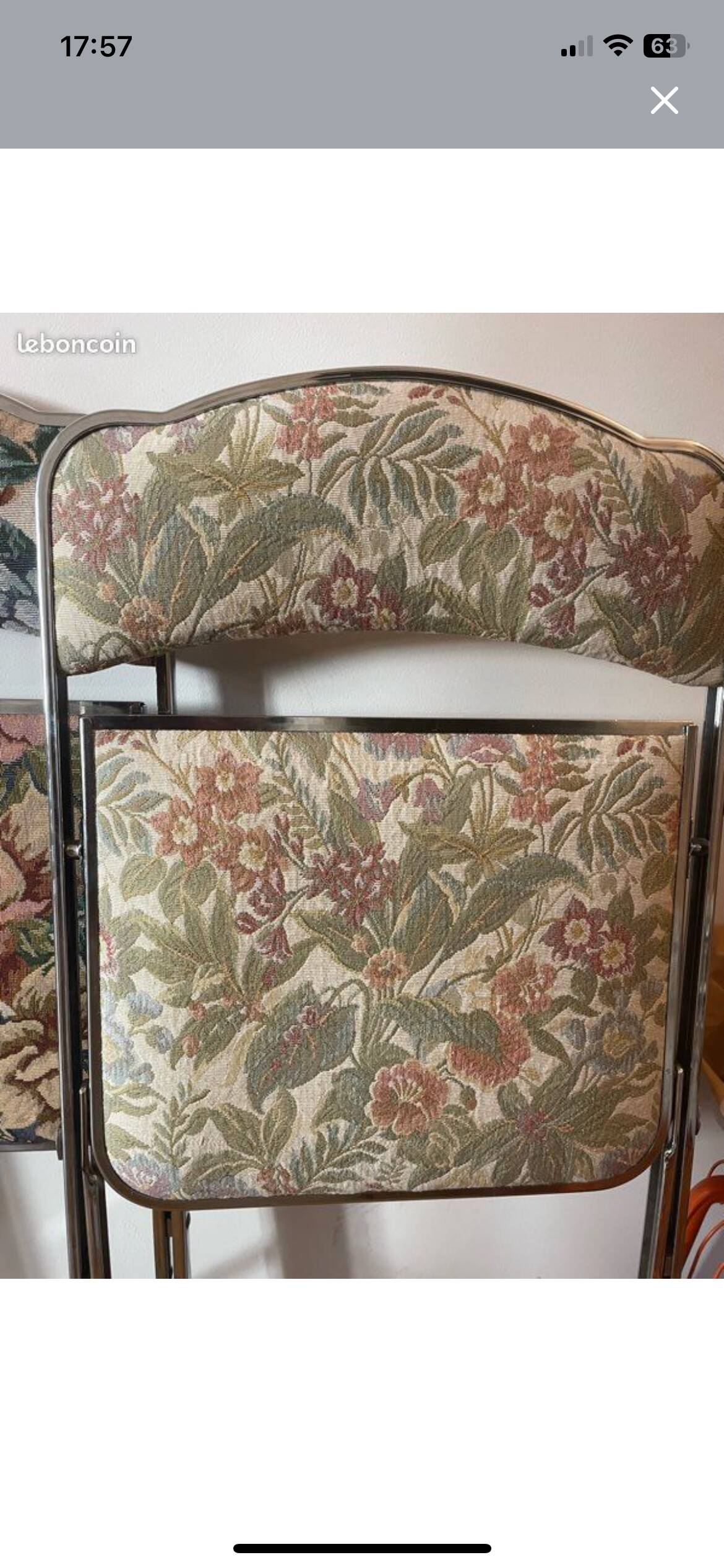 4 chaises pliantes vintages Chaisor