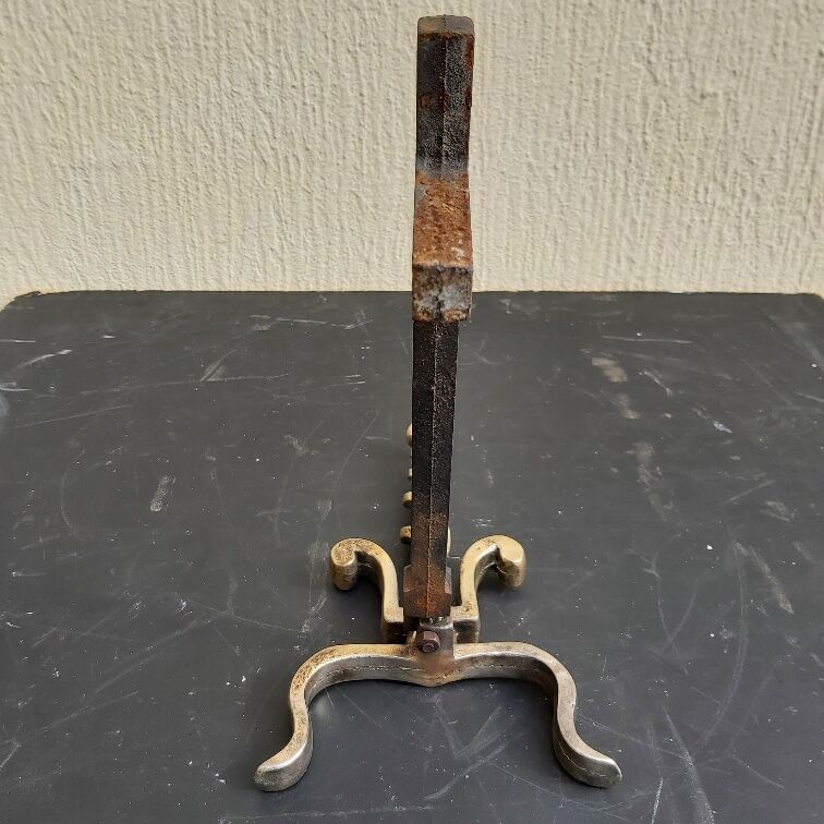 Pair of old bronze channels