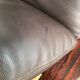 Armchair siesta brown leather by ingmar relling for westnofa