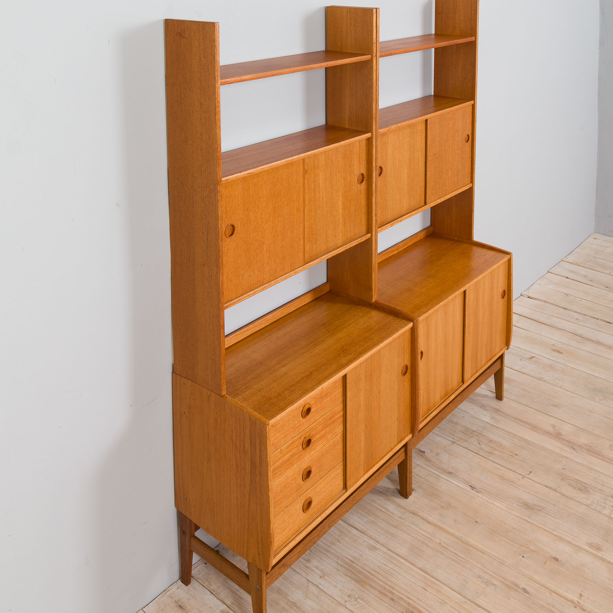 Scandinavian bookcase by John Texmon for Blindhe