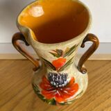 Art Enamel Vase signed Tess