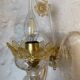 Pair of Murano Sconces in the style of Barovier & Toso, 1980s