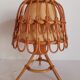 Bamboo bedside lamp