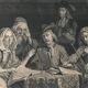 Goldfried Schalcken, La famille au concert, gravure, XVIIIème siècle