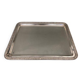 Louis XVI style silver metal tray late 19th century Plateado Orbisa