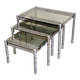 Suite de 3 tables gigognes vintage 1970