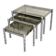 Suite de 3 tables gigognes vintage 1970