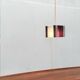 Mid-century space style acrylic cube pendant lamp, 1960s