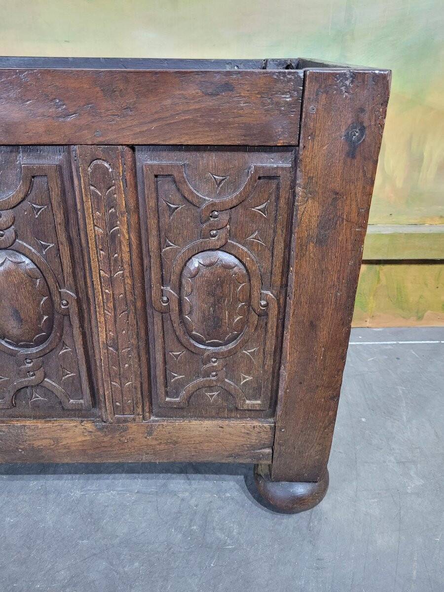 Jardinière en chêne et zinc