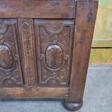 Jardinière en chêne et zinc