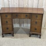 English walnut desk from the 1950s