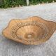 Vintage woven rattan pendant lampshade – Flower/wavy shape