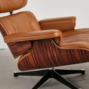 Lounge Chair and ottoman in rosewood by Charles & Ray Eames, Vitra