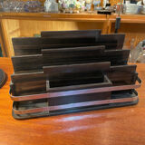 Mail door art delco wood and metal