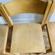 3 chaises scandinaves vintage en hêtre