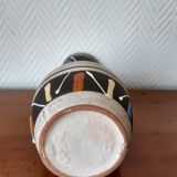 Graphic ceramic vase, West Germany, circa 1970