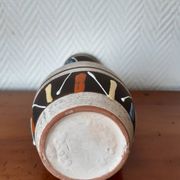 Vase en céramique graphique, West Germany, vers 1970