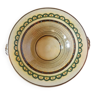 Plat émaillé Vallauris