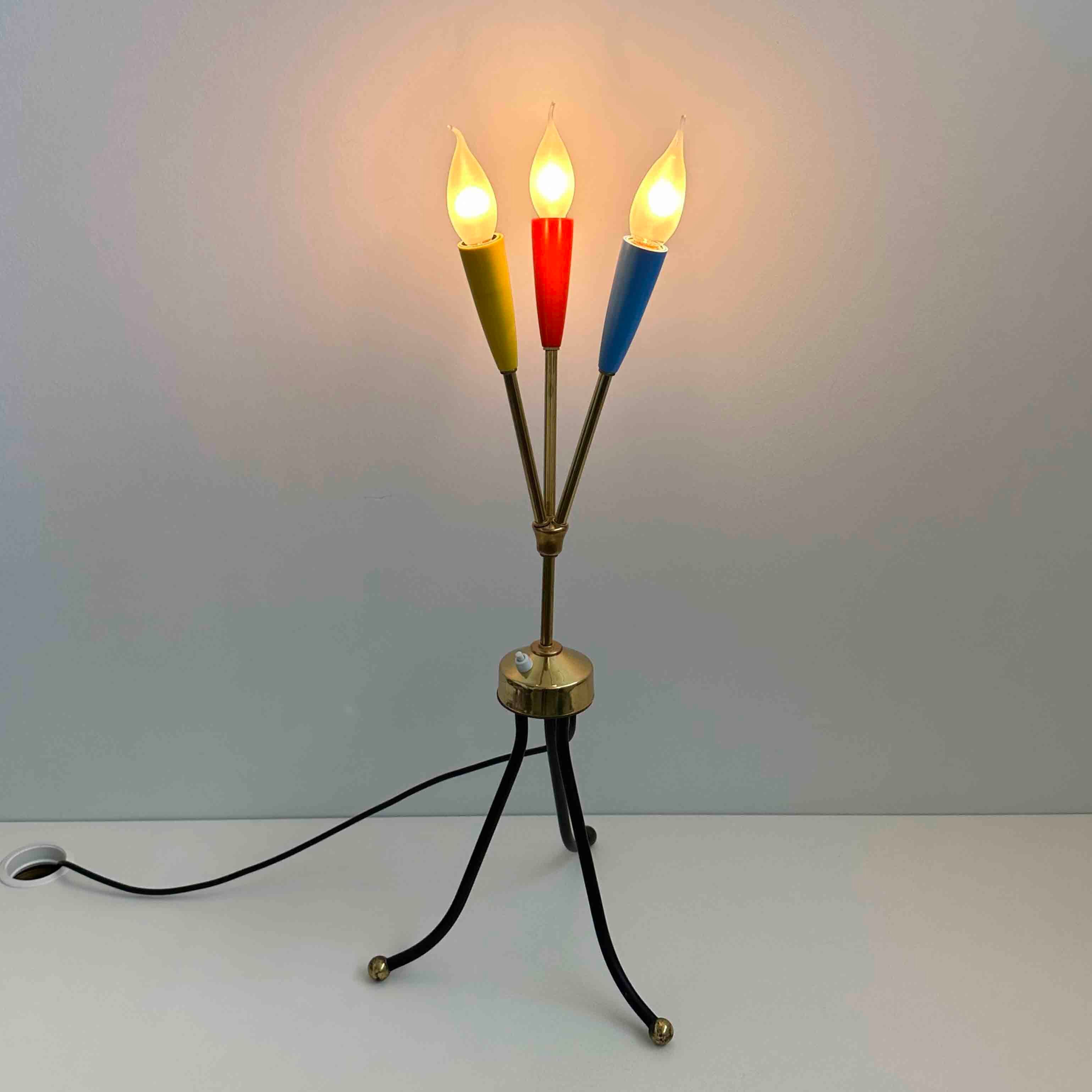 Table Lamp in Sputnik Style, Germany, 1960s