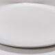 White Lacquered Ceramic Dessert Plate by Ginori Ascribable to Gio Ponti, Italy