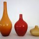 3 glass vases by Johanna Jelinek for Ikea from the 90s.