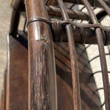 Rattan and wicker shelf