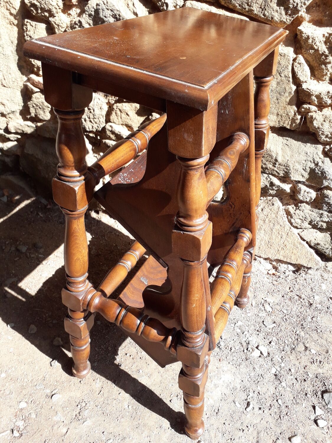 Old library stepladder