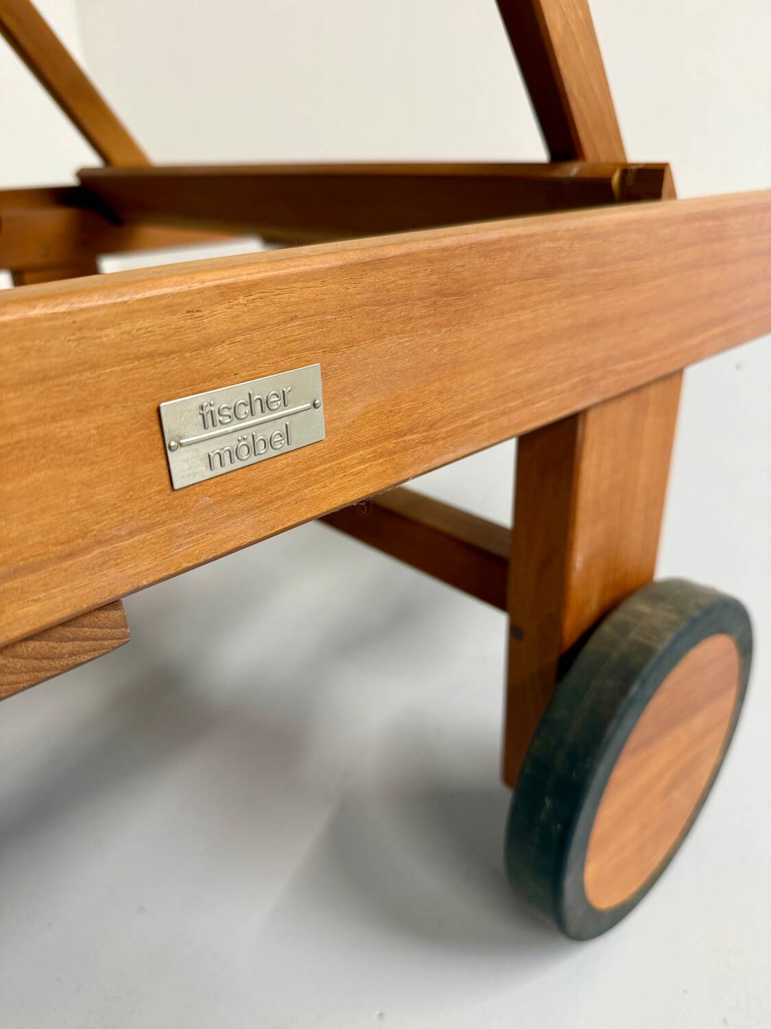 Fischer Möbel design teak deckchairs from the 90s