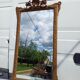 Miroir de Cheminée 19 éme en Bois et Stuk Doré
