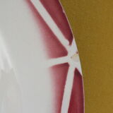 6 flat plates vintage Digoin Sarreguemines model Cibon Lot 3