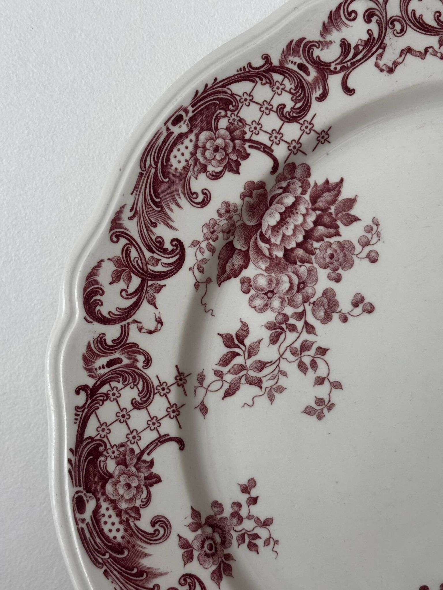 Ensemble de 3 assiettes plates et une à dessert villeroy et boch