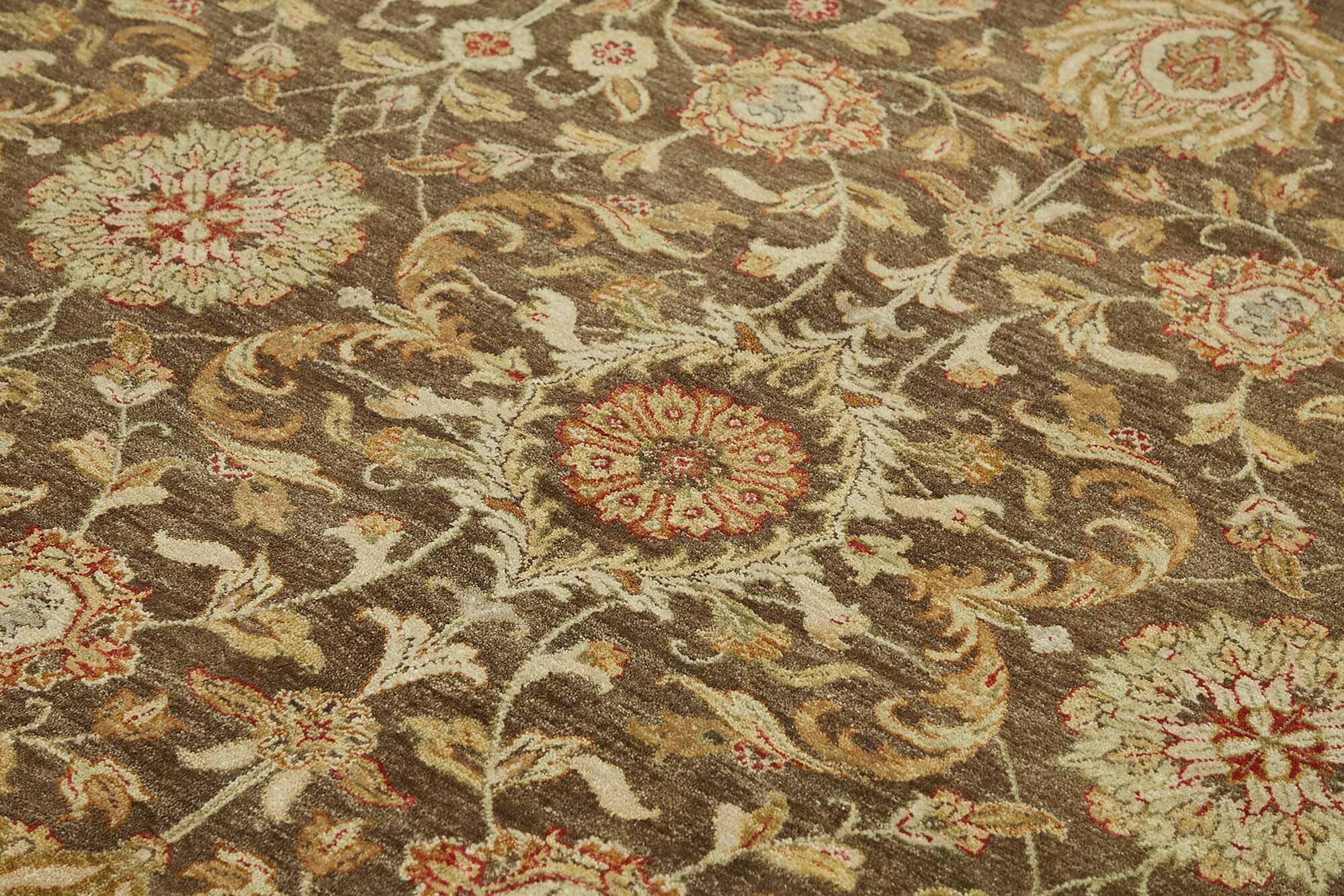 Turkish Handknotted Wool Oushak Rug 270 cm x 365 cm