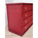 Commode vintage Dal Vera en bambou et osier, 1960